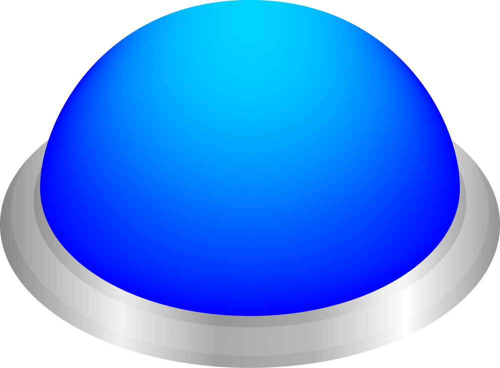 button 3d, blue button, button icon symbol